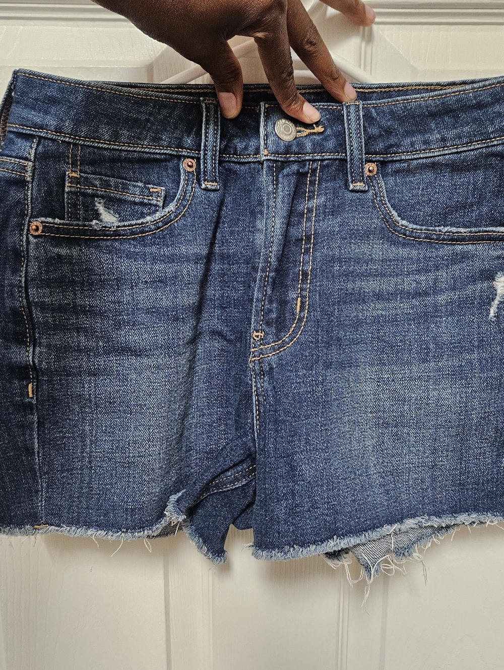 Old Navy Dark Blue Denim Jean Shorts